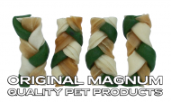 Magnum Rawhide Small braid 2,5" 6,5cm (cca 40ks) GREEN