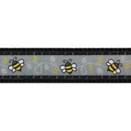 Obojek RD 15 mm x 24-37 cm - Bumble Bee Black
