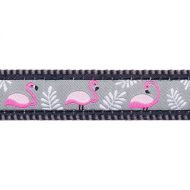 Obojek RD 20 mm x 30-47 cm - Flamingo Cool Grey
