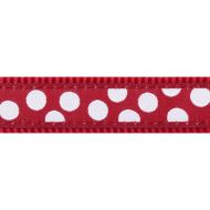Ob. polos. RD 15 mm x 26-40 cm- White Spots on Red