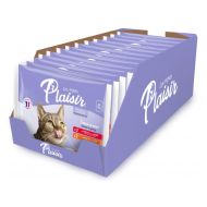 Plaisir cat Kapsa Multipack pro dospělé i kastrované kočky 4x85g (2xhovězí, 2xkuřecí)