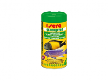 Sera krmivo pro býložravé cichlidy Granugreen 250ml Sera krmivo pro býložravé cichlidy Granugreen 250ml