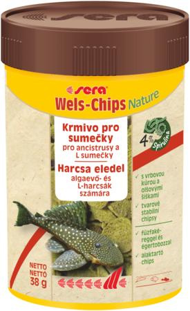 Sera speciální krmivo pro krunýřovité sumečky Wels-Chips 100ml