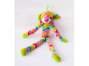 Králík dlouhán duhový - pískací 48cm Králík dlouhán duhový - pískací 48cm