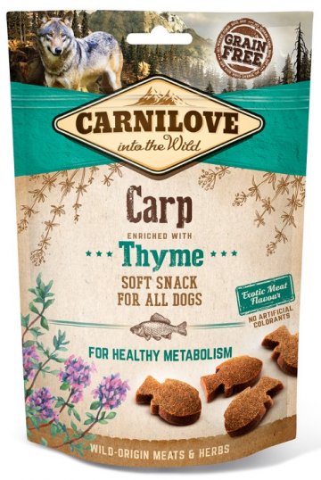 Carnilove Dog Semi Moist Snack Carp & Thyme…