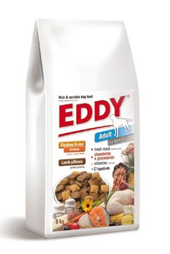 EDDY Adult Large Breed polštářky s jehněčím 8kg EDDY Adult Large Breed polštářky s jehněčím 8kg