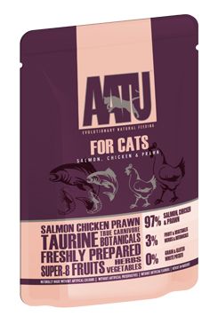 AATU Cat Salmon n Chicken n Prawn kaps. 4x85g