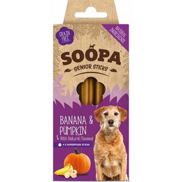 Dentální tyčinky Soopa Senior s banánem,…