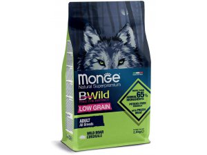 MONGE BWILD Dog Low Grain- Divočák, Adult 2,5kg