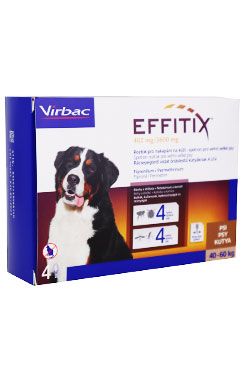 Effitix pro psy Spot-on XL (40-60 kg )4…