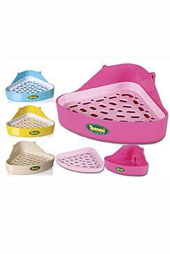 WC pro fretku s plastovým roštem 18x18x24 cm WC pro fretku s plastovým roštem 18x18x24 cm