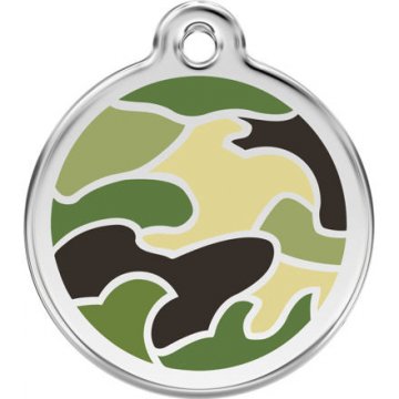 Známka Red Dingo - Camouflage - zelená velikost známky L - 37 mm Známka Red Dingo - Camouflage - zelená velikost známky L - 37 mm