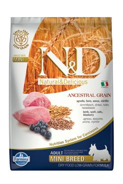 N&D LG DOG Adult Mini Lamb & Blueberry 7kg N&D LG DOG Adult Mini Lamb & Blueberry 7kg