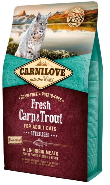 Carnilove Cat Fresh Carp & Trout - Sterilized 2kg