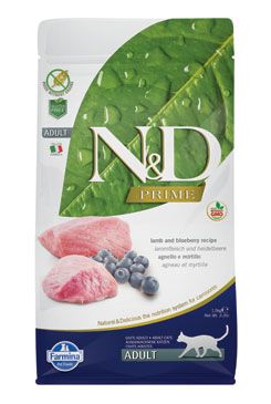 N&D PRIME CAT Adult Lamb & Blueberry 1,5kg