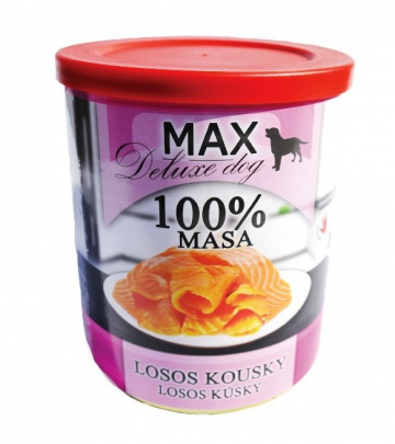 MAX deluxe losos kousky 800g MAX deluxe losos kousky 800g