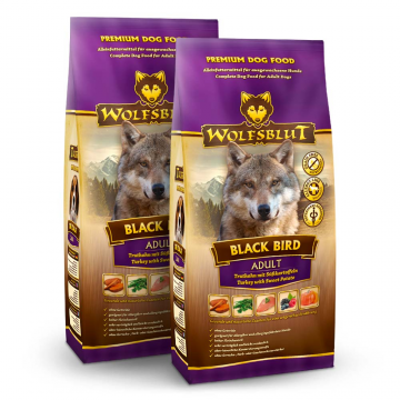 Wolfsblut Black Bird Adult 2x12,5kg - krůta s batáty