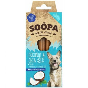 Dentální tyčinky Soopa s kokosem a chia…