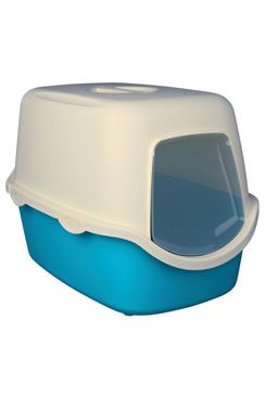 WC kočka kryté domek VICO 40x40x56 TR modro/bílá WC kočka kryté domek VICO 40x40x56 TR modro/bílá