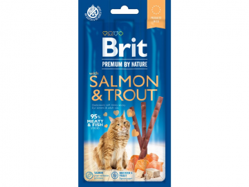 Brit Premium by Nature Cat Sticks with Salmon & Trout 3ks Brit Premium by Nature Cat Sticks with Salmon & Trout 3ks