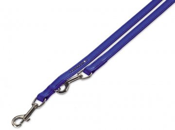 Nobby Crystal vodítko zdobené Swarovski L-XL 200cm / 16mm tmavě modrá