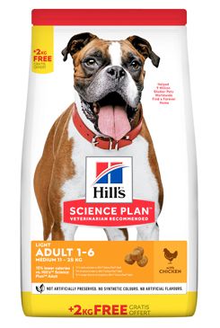Hill's Can.Dry SP Light Adult Medium Chicken 12+2kg Hill's Can.Dry SP Light Adult Medium Chicken 12+2kg