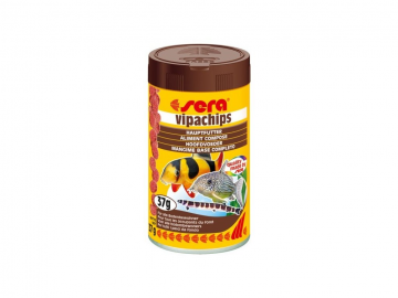 Sera speciální krmivo pro řasožravé ryby Vipachips 100ml Sera speciální krmivo pro řasožravé ryby Vipachips 100ml