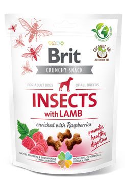 Brit Care Dog Crunchy Crack. Insec. Lamb Raspber…