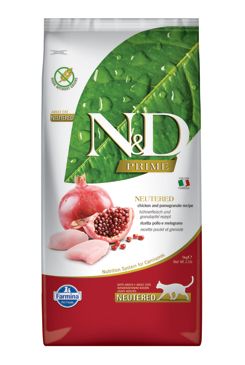 N&D PRIME CAT Neutered Chicken&Pomegranate 5kg N&D PRIME CAT Neutered Chicken&Pomegranate 5kg