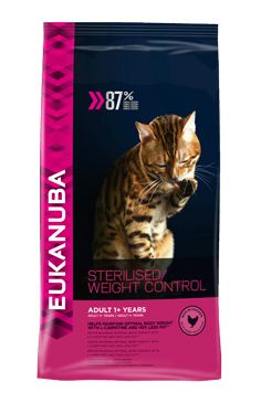 Eukanuba Cat Adult Sterilised/Weight Control kuře 400g Eukanuba Cat Adult Sterilised/Weight Control kuře 400g