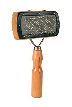 Kartáč dřevěný s drátky jemný pes 18/10cm TR Kartáč dřevěný s drátky jemný pes 18/10cm TR