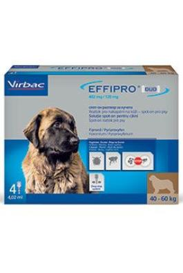 Effipro DUO Dog XL (40-60kg) 402/120 mg,…