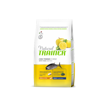 TRAINER Natural Small&Toy Adult Ryba a rýže 2kg TRAINER Natural Small&Toy Adult Ryba a rýže 2kg