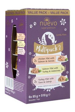 Nuevo kočka vanička adult Multipack II 6x85g Nuevo kočka vanička adult Multipack II 6x85g
