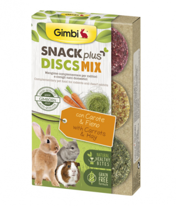 GIMBI Snack Plus DISCS MIX 50G GIMBI Snack Plus DISCS MIX 50G