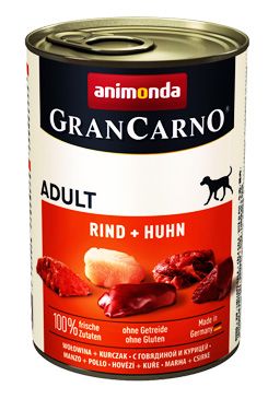 Animonda GRANCARNO konz. ADULT hovězí/kuřecí 400g Animonda GRANCARNO konz. ADULT hovězí/kuřecí 400g