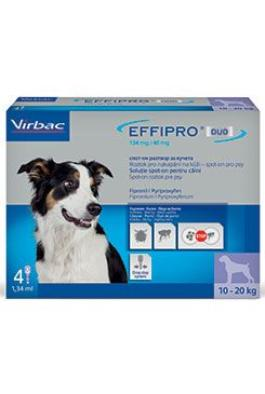 Effipro DUO Dog M (10-20kg) 134/40 mg, 4x1,34ml (EXP 31.5.24)