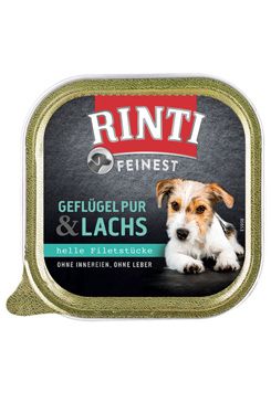 Rinti Dog Feinest vanička drůbež+losos 150g Rinti Dog Feinest vanička drůbež+losos 150g
