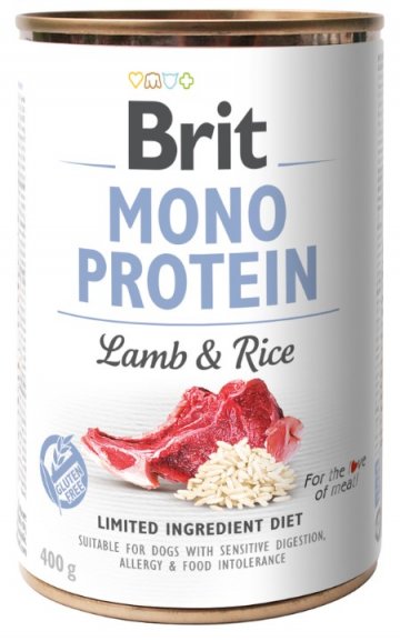 Brit Mono Protein Lamb & Brown Rice 6x400g Brit Mono Protein Lamb & Brown Rice 6x400g