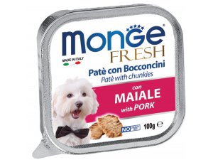 MONGE FRESH Dog vepřová 100g/32ks