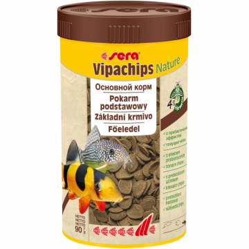 Sera speciální krmivo pro řasožravé ryby Vipachips 250ml