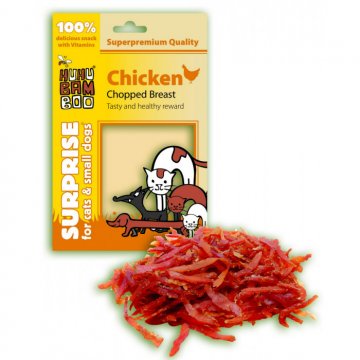 Huhubamboo Cat - Kuřecí kousky 60g Huhubamboo Cat - Kuřecí kousky 60g