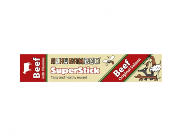 Huhubamboo Superstick - Hovězí salám 12g Huhubamboo Superstick - Hovězí salám 12g