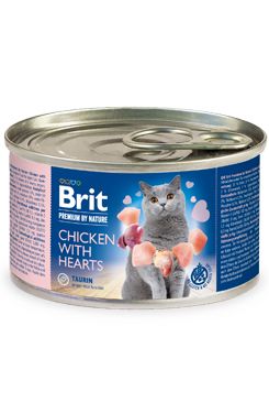 Brit Premium Cat by Nature konz Chicken&Hearts…