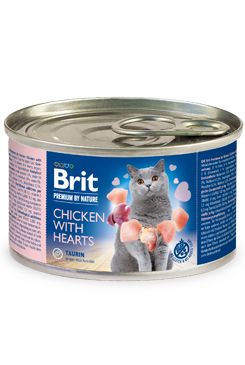 Brit Premium Cat by Nature konz Chicken&Hearts 200g Brit Premium Cat by Nature konz Chicken&Hearts 200g