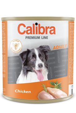 Calibra Dog Premium Adult konzerva kuřecí 800g Calibra Dog Premium Adult konzerva kuřecí 800g