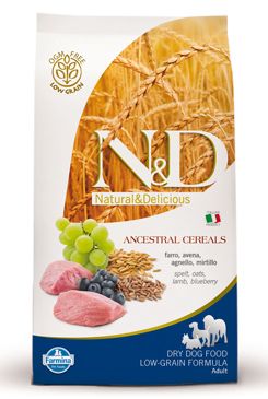 N&D LG DOG Adult Mini Lamb & Blueberry 800g N&D LG DOG Adult Mini Lamb & Blueberry 800g
