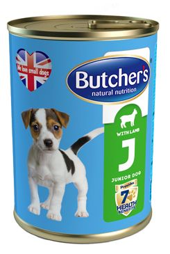 Butcher's Dog Natural&Healthy Junior jehněčí konz.400g Butcher's Dog Natural&Healthy Junior jehněčí konz.400g