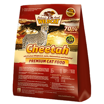 WildCat Cheetah 500g - divočák a losos