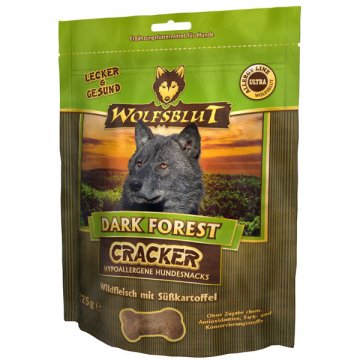 Wolfsblut Cracker Dark Forest 225g - zvěřina